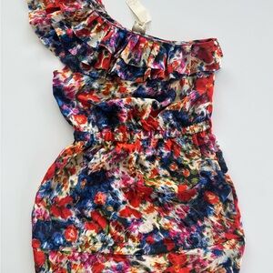 NWT Postella One Shoulder Floral Dress